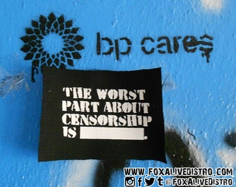 Censorship - Punk Patch (LAST BACH due to low demand)