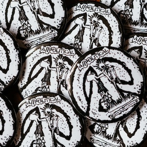 A//Political &quot;Seeds of Revolution&quot; - 1.25&quot; Pinback Button (LAST due to low demand)