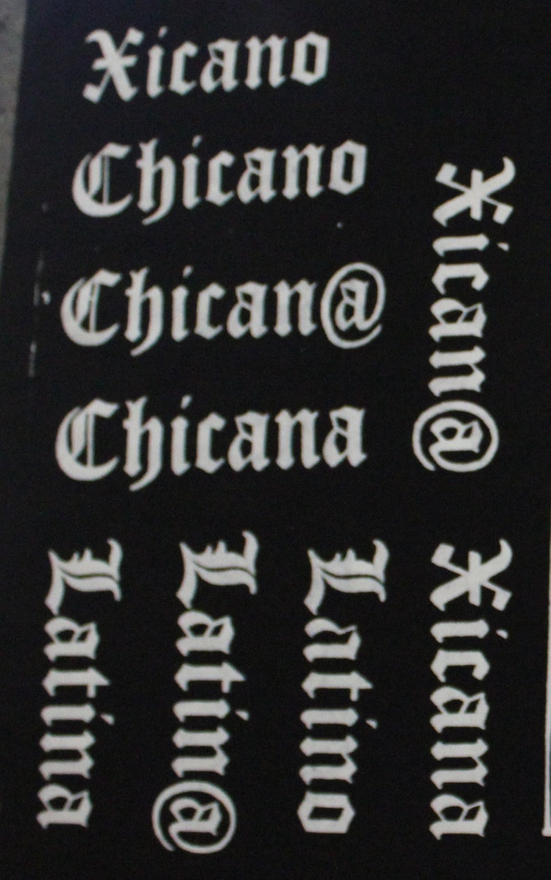 Xicana/o // Latina/o // Chicana/o Punk Patch image 2