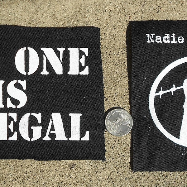 Nadie Es Ilegal/No One Is Illegal - Punk Patch