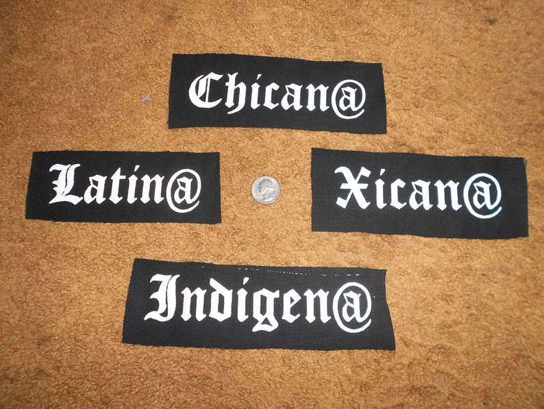 Xicana/o // Latina/o // Chicana/o Punk Patch image 1