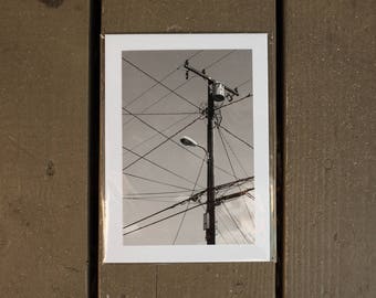 Connections - Black and White Photograph Print