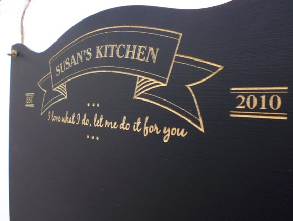 Personalized Chalkboard Large Menu Wedding Gift Kitchen Sign Chalk Board Customizable Family Chalk Board 17.5"x14" Family Housewarming Gift Il_570xn