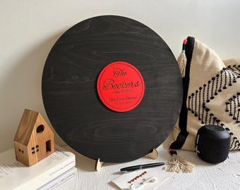 Guest Book Alternative, Vinyl Record Sign, Gift for Bridal Shower, Anniversary, Music Lovers