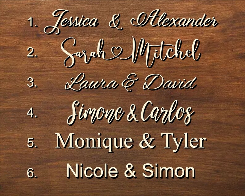 Wedding Guestbook Alternative Personalized Extra Large Wood Custom Engraved Board Unique Wedding Guest Book Rustic Wedding Guestbook image 5