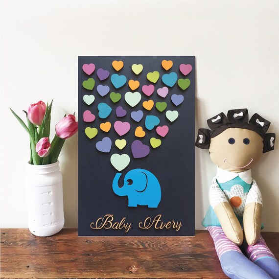 Baby Shower Guest Book Poster Alternative Guest Book Printable Etsy