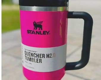 Brand New Stanley 40 oz Quencher H2.0 Tumbler w/box color ELECTRIC PINK