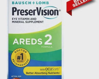 AREDS 2 Vision Support Softgels | Eye Health Supplement