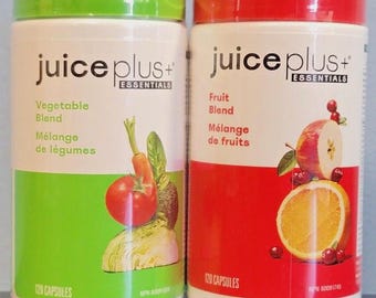 Juice Plus+ ESSENTIALS - Polvos de zumo de frutas y verduras (120 unidades/240 cápsulas) - ¡10/2027!