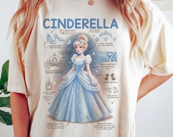 Disney Cinderella Princess Outfit Shirt, Cinderella 1950 Magic Kingdom Magical Castle Tee, Walt Disney Disney Trip Girl Gift
