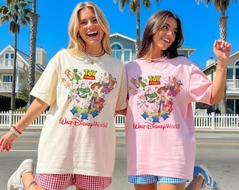 Vintage Disney Toy Story 1995 Shirt, Woody Buzz Lightyear Rex Tee, WDW Disneyland Family Vacation 2026 Trip, Disney Pixar Fest