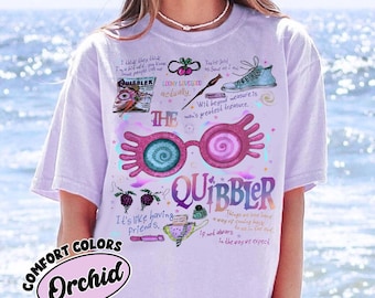 The Quibbler Inspired Shirt, Luna Lovegood Aesthetic Tee, Magical Wizard Graphic Shirt, Fantasy Book Lover Gift