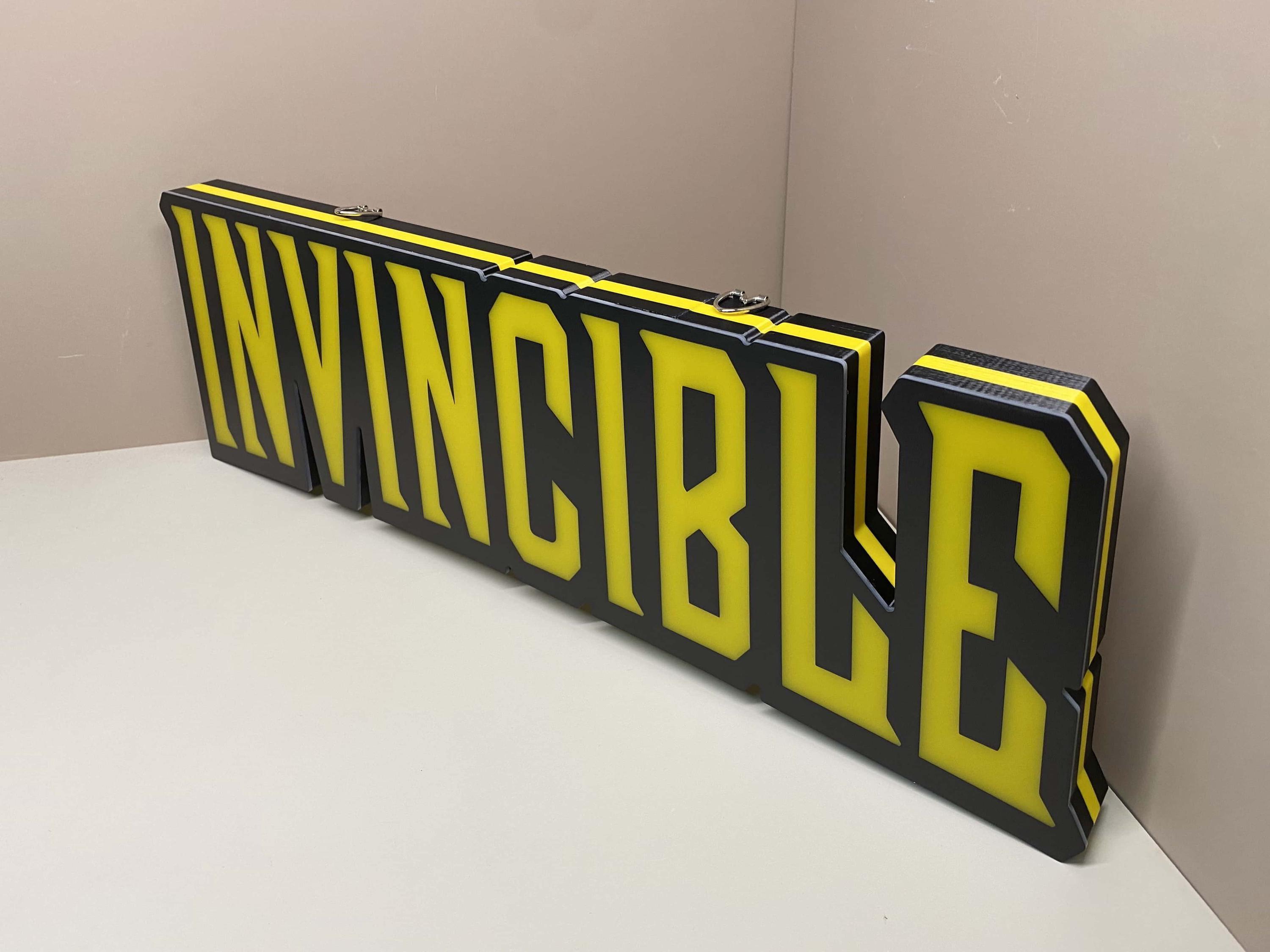 Invincible Comic Sign Light, Custom Superhero Wall Art for Game Room - Etsy