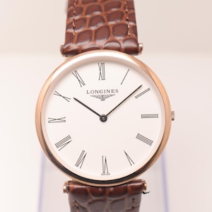 Refurbished Longines Automatic White Dial Unisex Wristwatch.