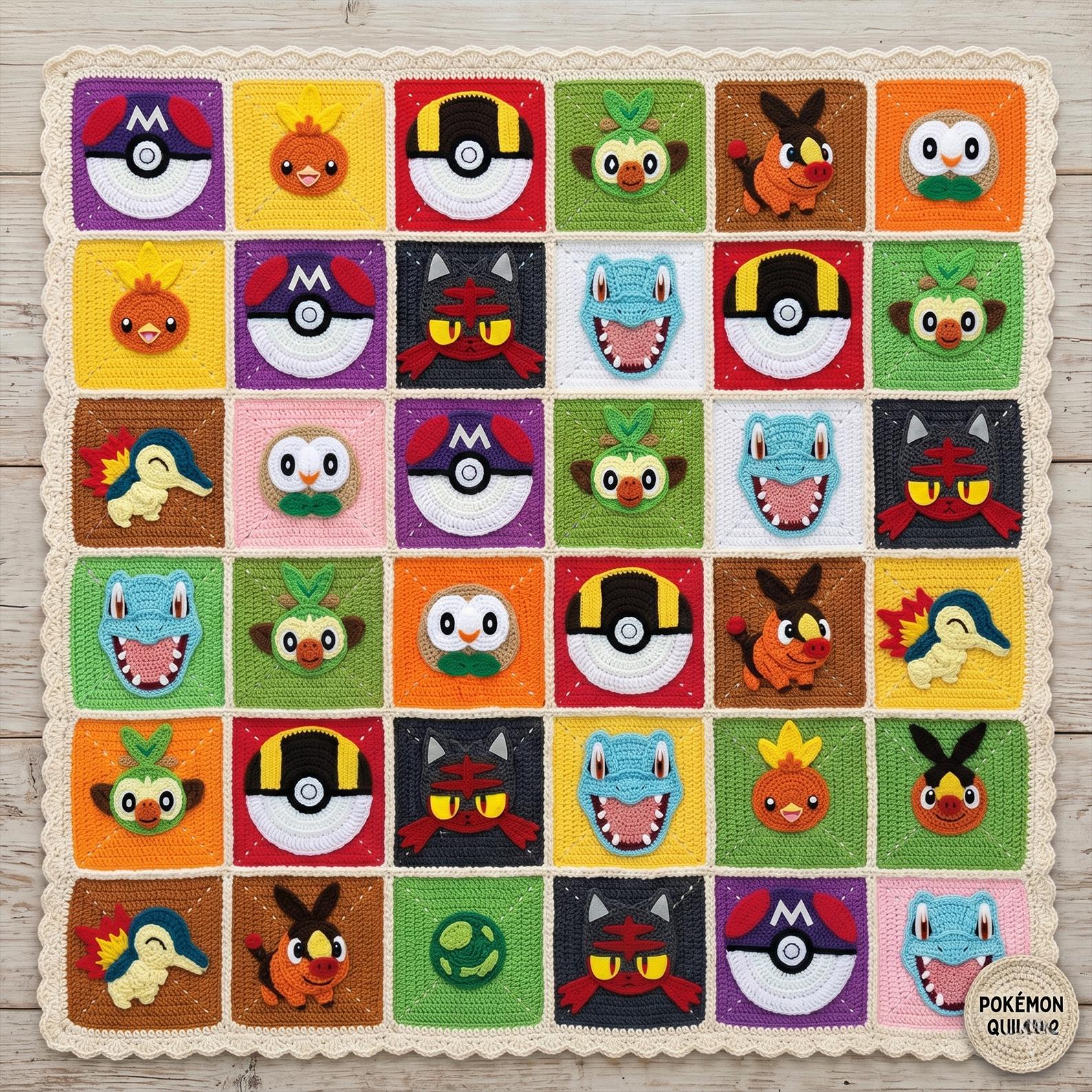 30 Pixel Crochet Patterns for Bold Colorwork, Blankets, Bags, and Amigurumi 12 36 Pixel Crochet Squares