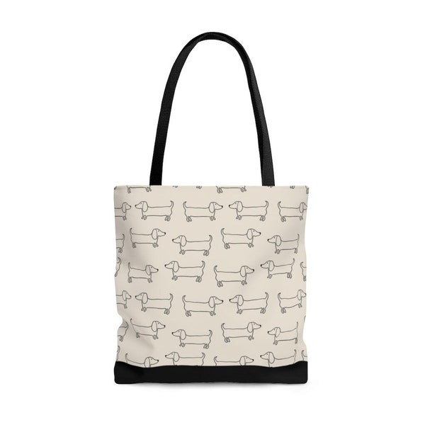 Dachshund Tote Bag, Dachshund Gift, Dog Mom, Dachshund Decor, Dachshund Purse, Funny Dachshund, Wiener Dog Gift, Hot Dog Gift, Dog Owner