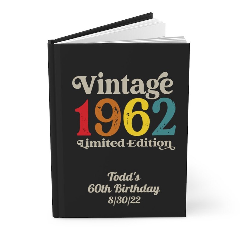 Birthday Guest Book Personalized Birthday Book 40th Etsy