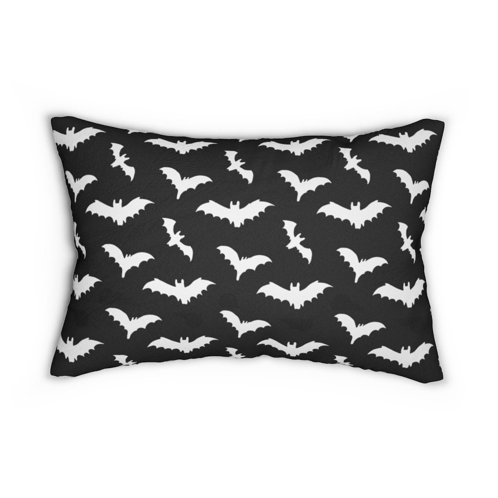 Trick or Treat Lumbar Pillow Halloween Pillow Etsy