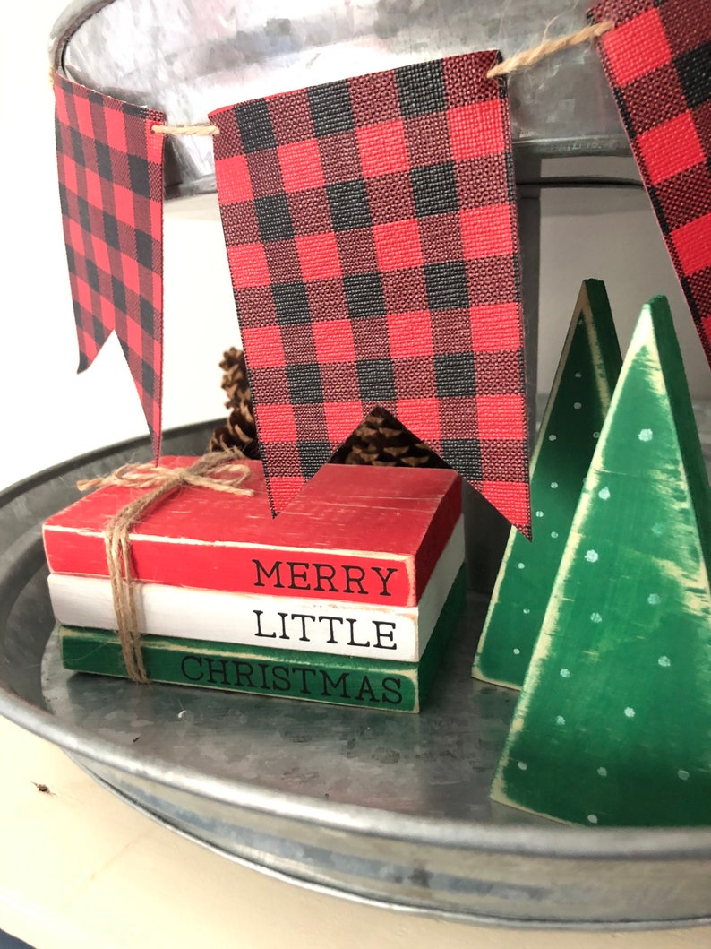 Wood Christmas Trees Tree for Tiered Tray Christmas Tiered Etsy