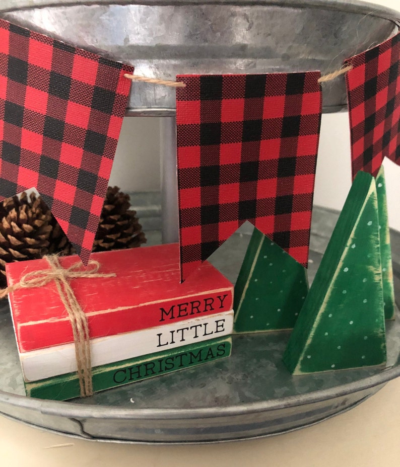 Wood Christmas Trees Tree for Tiered Tray Christmas Tiered Etsy