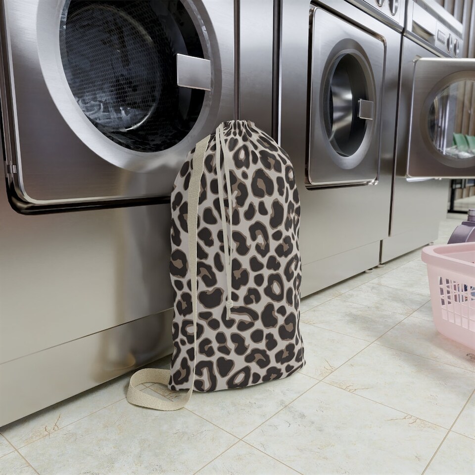 Personalized Laundry Bag Leopard