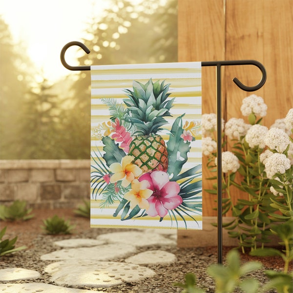 Pineapple Garden Flag Etsy