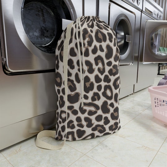 Personalized Laundry Bag Leopard