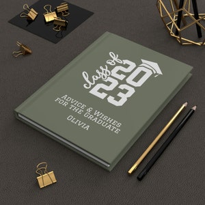 Personalized Graduation Guest Book 2025: Hardcover Memory Journal zdjęcie 10
