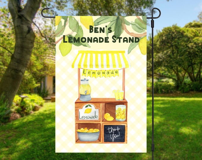 Lemonade Stand Sign Personalized Lemonade Stand Summer - Etsy
