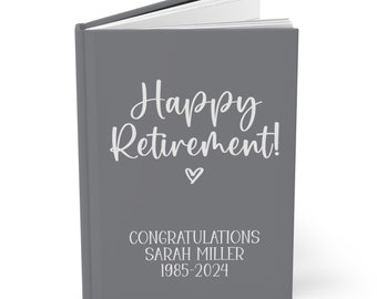 Retirement Party Guest Book, Retirement Gift, Book to Sign, Retired Gift, Happy Retirement, Teacher Retirement Party