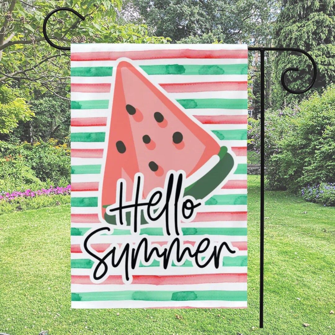 Watermelon Garden Flag, Spring Garden Flag, Summer Garden Flag, Porch