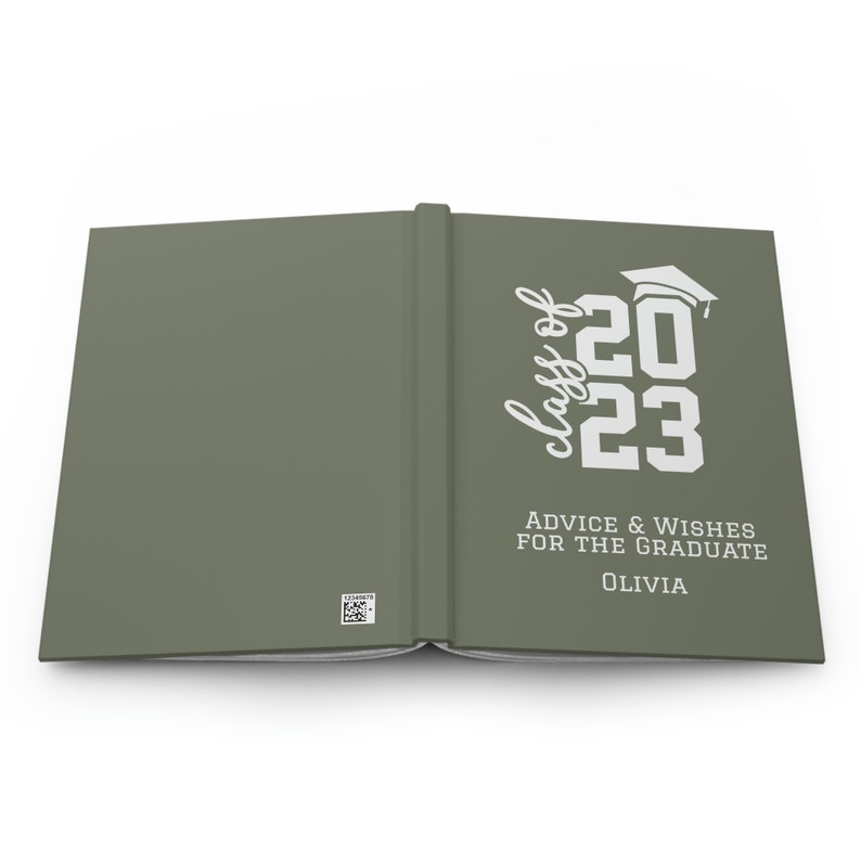 Personalized Graduation Guest Book 2025: Hardcover Memory Journal zdjęcie 9