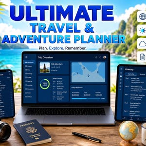 Interaktiver Reiseplaner | Reiseroute, Budget, Packliste (Web-App)