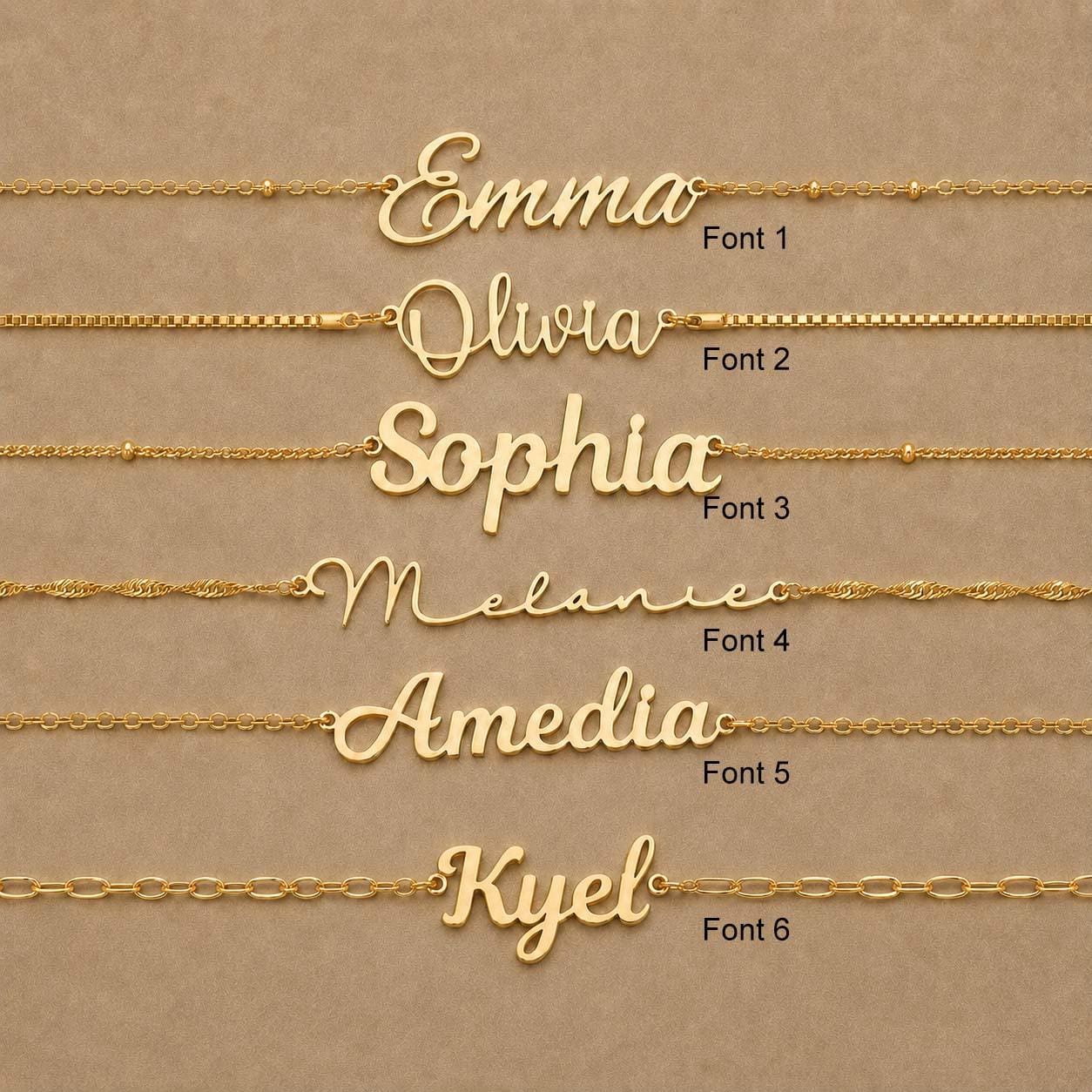 Custom Name Jewelry