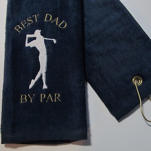 Personalized Golf Towel: Embroidered Cotton Golf Gift