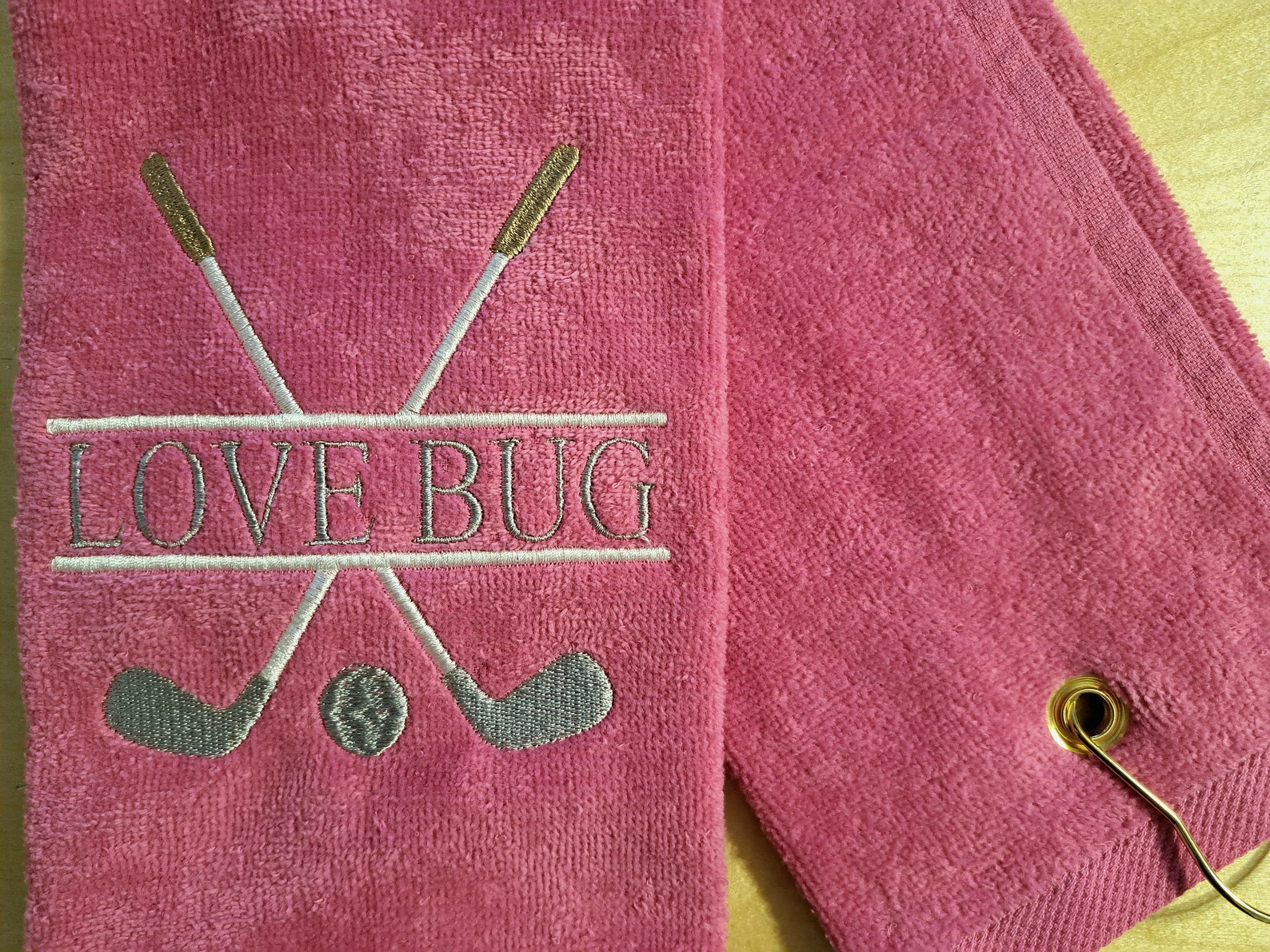 Personalized Golf Towel Embroidered Golf Towel Gift Custom Etsy