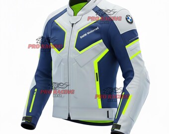 Premium Protective BMW Motorrad Jacket Sport Touring BMW Jacket Men Performance Racing Motorcycle Leather Riding Jacket