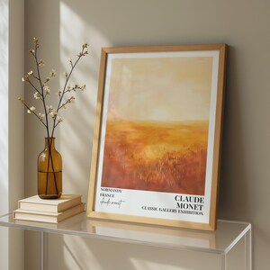 Exposition de Claude Monet, Normandie, paysage, impression impressionniste, galerie classique image 2