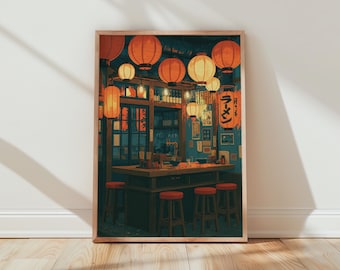 Japanese Ramen Shop Art Print