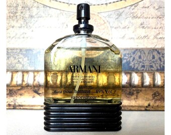 Vintage ARMANI Eau POUR Homme/men Spray Edt 100 Ml~3.4 Oz Classic