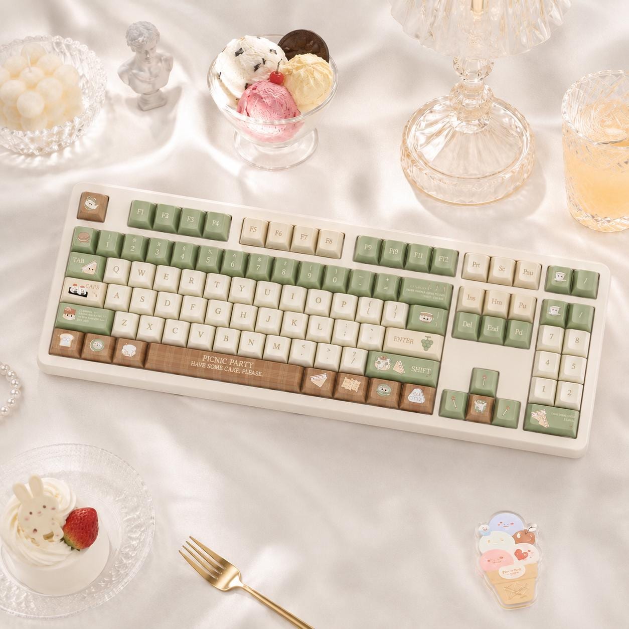 Mint green keyboard - Etsy 日本