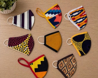 Sustainable African Cloth Kente Face Mask