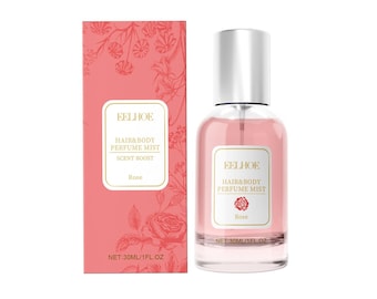 Eelhoe Rose Hair & Body Perfume Mist, Elegant Scent (30ml)