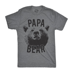 Papa Bear T Shirt Fathers Day Gift Gift for Dad Dad Shirt - Etsy