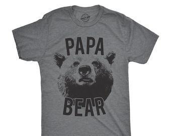 Papa Bear T shirt, Fathers Day Gift, Gift for Dad, Dad Shirt, Papa Shirt For Men, Grandpa Shirt, Funny T shirt For Dads, Papa Gift, Bear Dad