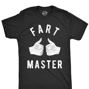 Aanstootgevend T-shirt, grappig cadeau voor hem, scheet T-shirt duimen omhoog, toilet humor shirt, grappig cadeau voor jongens, shirt scheten, shirt scheten hoofd