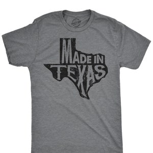 Texas Shape Shirts, Made In Texas Shirt, Southern Shirt, Cowboys Shirt, Mens Funny Shirt, Funny Workout Shirt for Men