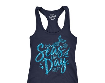 Canotta da spiaggia per ragazze Mermaid Seas The Day