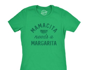Camiseta "Mamacita Needs Margarita", camiseta para beber del Cinco de Mayo para mujer