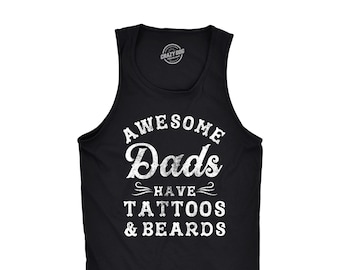 Uomo Tattoo Father Gift Tattooed Dad Like a Normal Dad but Cooler Canotta